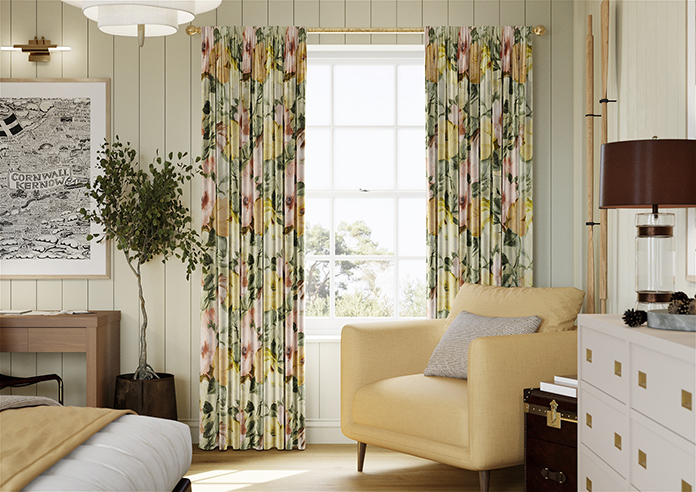 Amelia Faux Silk, Honeydew - Made to Measure Curtain - Image 3